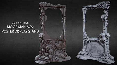 ArtStation - 3D PRINTABLE MOVIE MANIACS SERIES 1 POSTER STAND | Resources