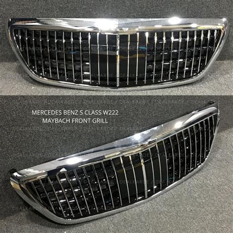 Dealkarde Silver Mercedes Benz S Class W Maybach Front Grill