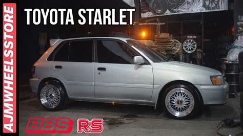 Modifikasi Toyota Starlet Velg Bbs Rs Ajmwheelsstore Youtube