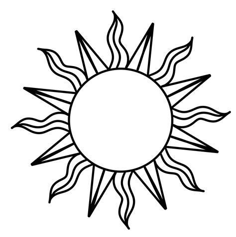 sun drawings easy 8