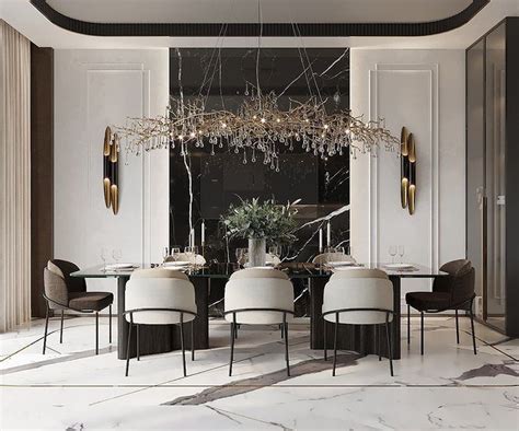 Luxury Dinning Room Dining Interior Showroom Interior Design Dining Room Interiors Elegant