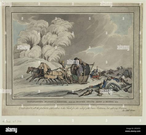 Napoleon's retreat from Russia Stock Photo - Alamy