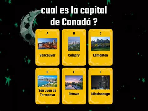 Cuanto conoces de Canadá Cuestionario