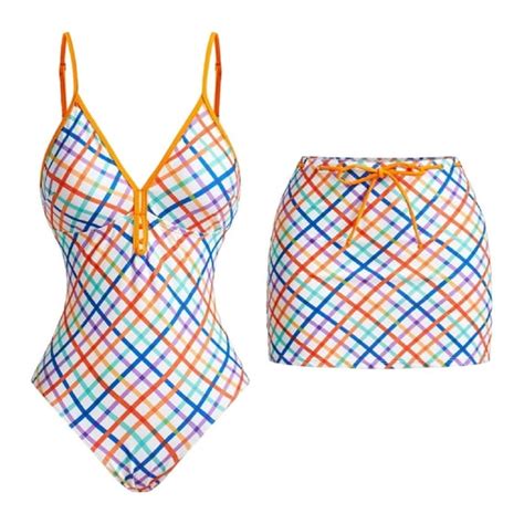 chumud womens  piece swimsuits  pack tummy control bathing suit