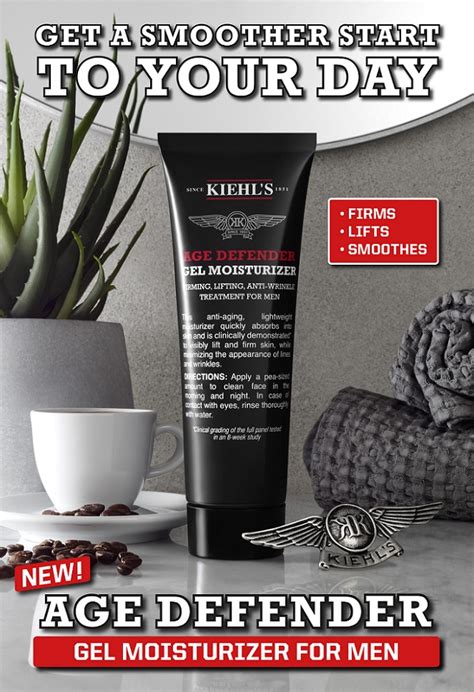 Mylifestylenews Kiehls Presents New Age Defender Gel Moisturizer