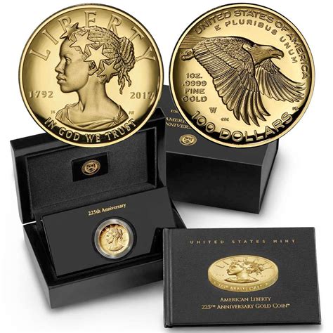 American Liberty One Ounce 225th Anniversary Gold Coin