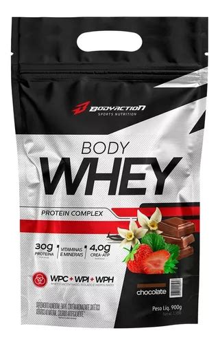 Bodyaction Body Whey Protein Isolado Concentrado Hidrolizado 900 G