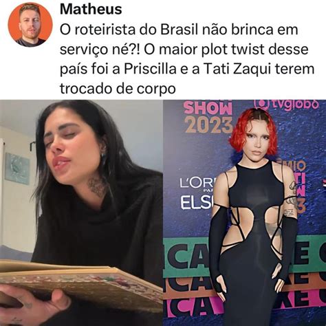 Tati Zaqui e Priscilla viralizam na web após redirecionamento de suas