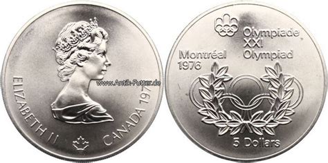 Montr Al Kanada Dollars Elizabeth Ii Canada Olympiade Xxi