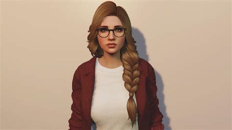 Long Braided Haircut For Mp Female Gta5