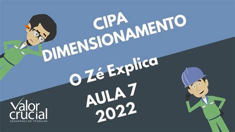 Dimensionamento Da Cipa Nova Nr Aula Youtube