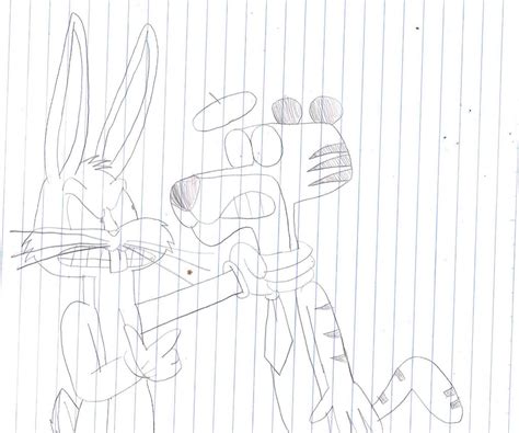 Bugs Bunny angry at Cool Cat by MarcosPower1996 on DeviantArt