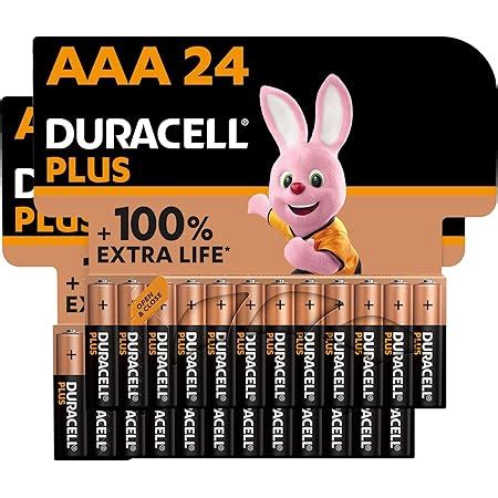 Duracell Pilas Alcalinas Plus Aaa Voltios Lr Mn Paquete