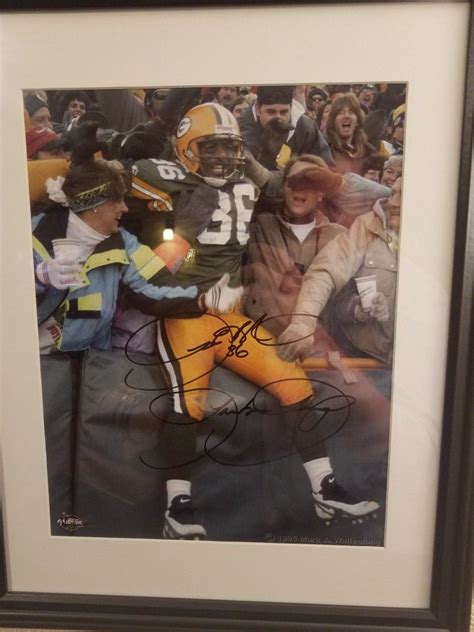 LeRoy Butler, autographed 16x20 first Lambeau Leap. | Painting, Leroy, Autograph