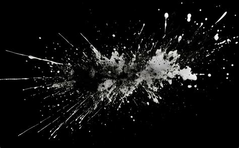 White Paint Splatter Background