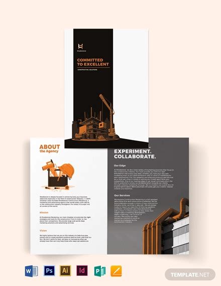 Construction Brochures - 28+ Examples, Illustrator, Design, Word, Pages ...