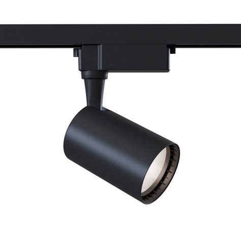 Foco LED De Riel Track 4000K Negro Lampara Es