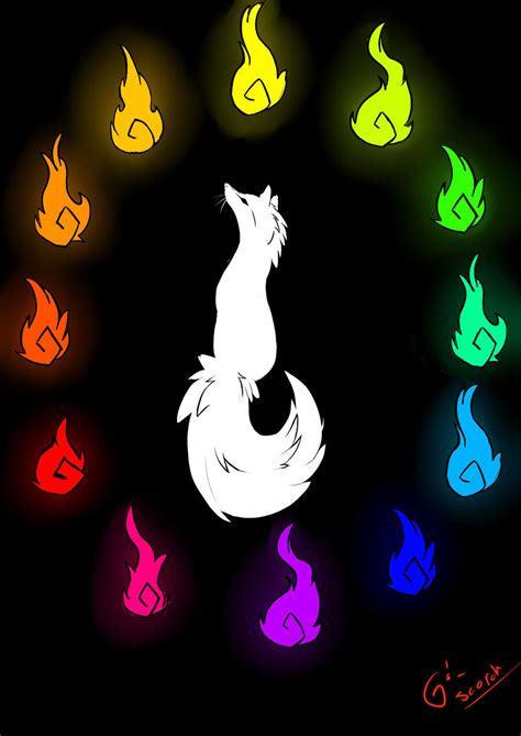 Kitsune Color Wheel By Scorched Foxfire On Deviantart