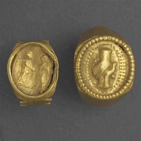 Roman Gold Ring Showing Snake Imperium Romanum