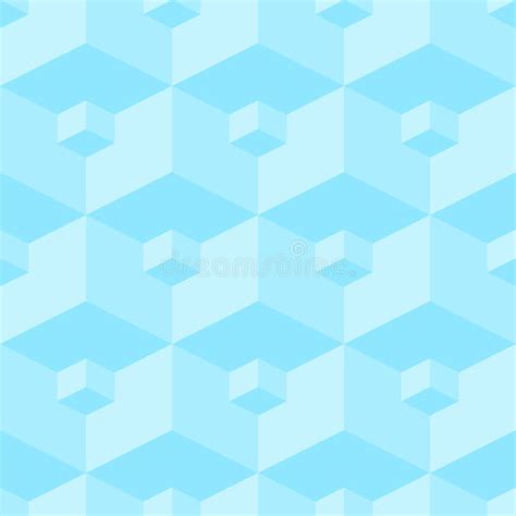 Seamless Tilable Isometric Cube Pattern Stock Vector Illustration Of