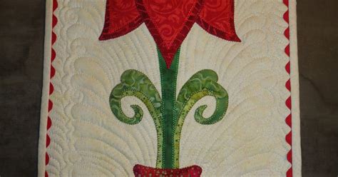 Adventurous Applique and Quilting: Flower in a Pot Quilt Along - Pattern #9