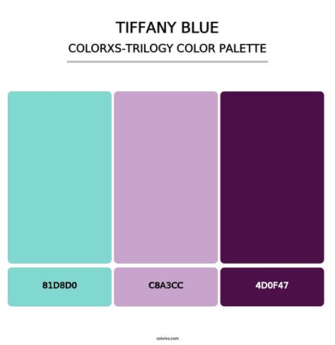 Tiffany Blue Color Palettes