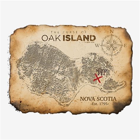 The Curse Of Oak Island Treasure Map Camper Cup By Cm-arts - Artistshot