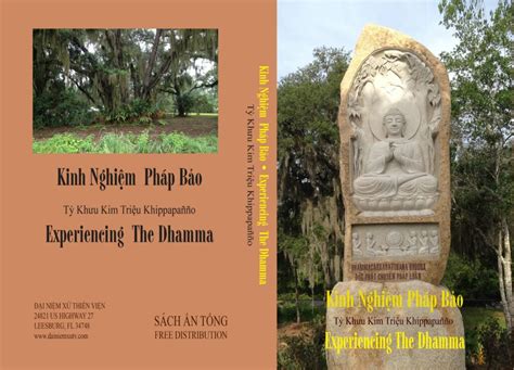 Sách Song Ngữ Anh Việt KINH NGHIỆM PHÁP BẢO EXPERIENCING THE DHAMMA