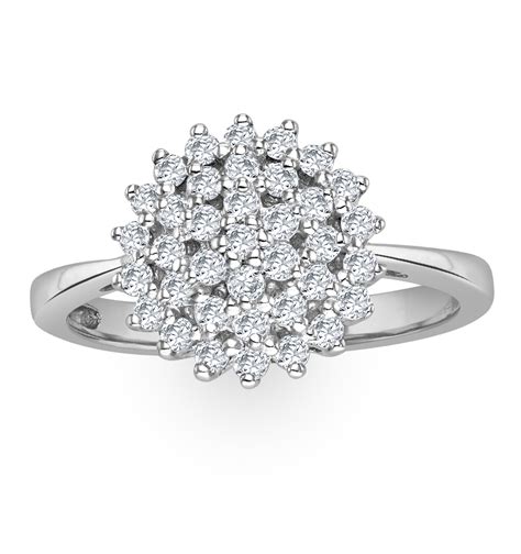 Diamond Cluster Rings Thediamondstore Co Uk