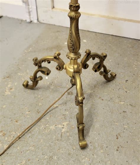 Antiques Atlas French Arts And Crafts Brass Floor Lamp Standard