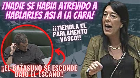 💥bes Tial💥diputada Vasca De Vox 💥¡se Encara A Bildu💥 ¡y Les Dice Lo Que Nadie Se AtreviÓ En