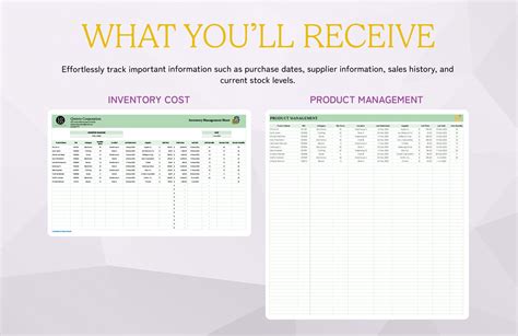 Inventory Management Sheet Template in Excel, Google Sheets - Download ...