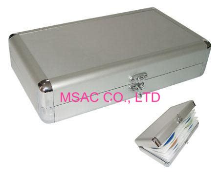 Sliver Aluminium DVD Storage Case , One Lock Aluminium DVD Storage Boxes