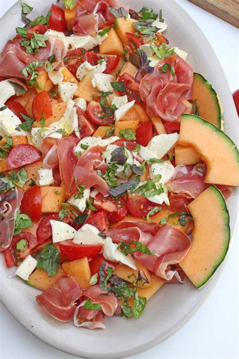 Melonensalat Mit Schinken Und Tomaten Einfach Und Schnell Rezept