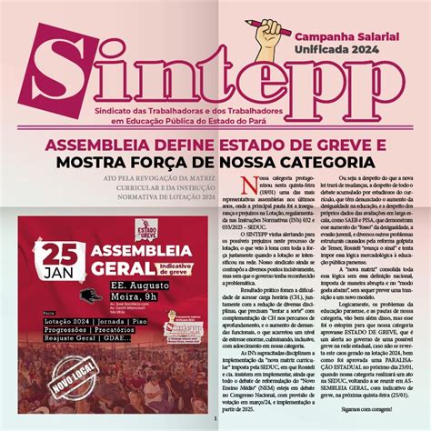 Sintepp Informa 002 Belém 01 2024 SINTEPP