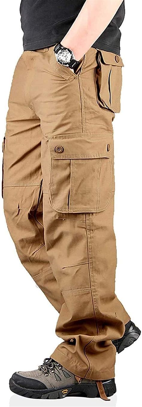 Screenes Cargohose Herren Arbeitshose Stretch Cargo Loose Casual Pants