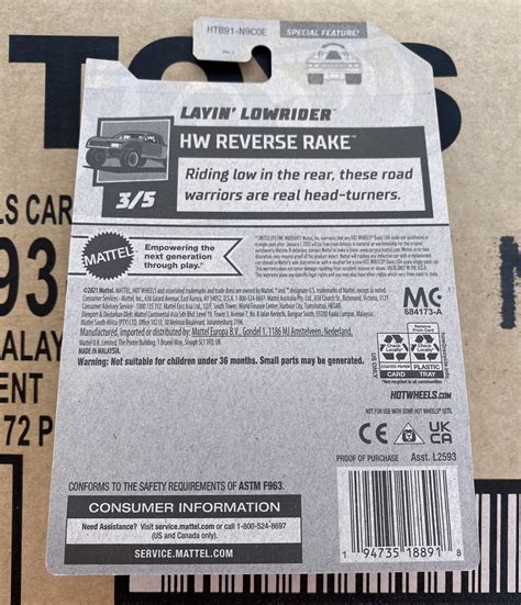 RARE VHTF 2024 Hot Wheels Layin Lowrider 113 250 Reverse Rake Series Collector EBay