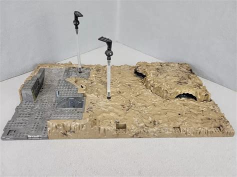 Halo Mega Bloks Battlescape Desert Terrain Large Base Plate Ebay