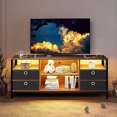 Spboomlife Tv Stands For Living Room Entertainment Center With