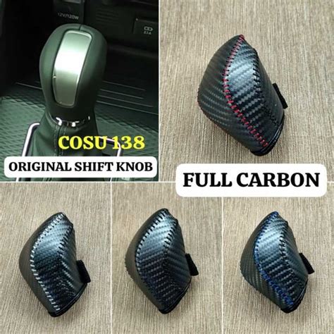 Promo Sarung Cover Shift Knob Matic Toyota Yaris Cross Full Carbon