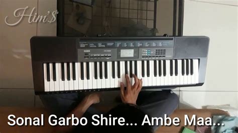 Sonal Garbo Shire Ambe Ma Chalo Dhire Dhire On Piano Navratri