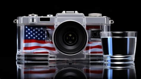 Premium Photo American Flag Camera