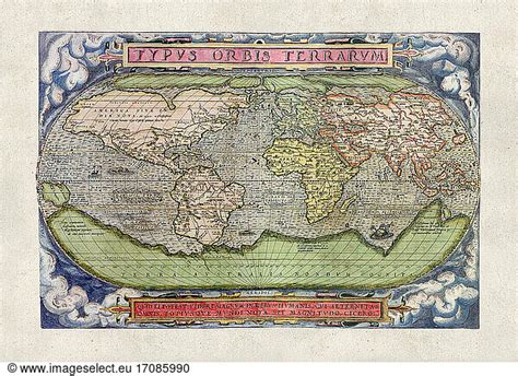 Geography Maps Maps Of The World Typus Orbis Terrarum Map Of The