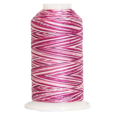 Variegated 100% Cotton Thread 600M by Threadart - Color 7737 - Wine ...