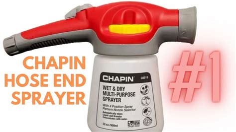 Chapin Hose End Sprayer Better Than Ortho Youtube