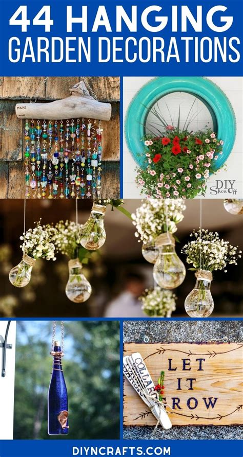 44 Unique Diy Hanging Decorations For Outdoor Spaces Diy And Crafts