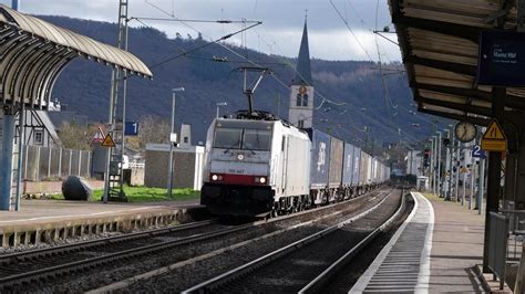 Eisenbahnverkehr In Boppad HBF Mit Br 187 185 147 146 186 152 193 101