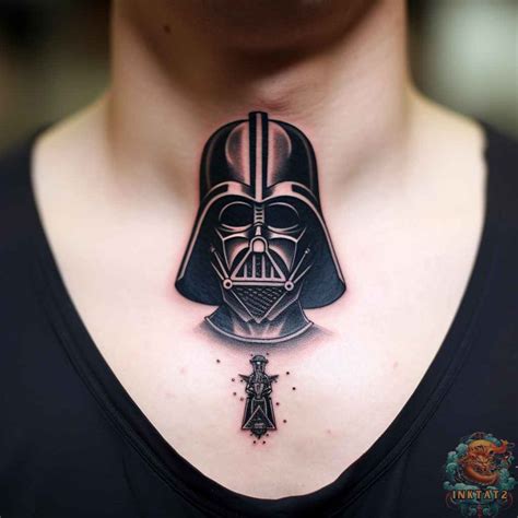 The Dark Side Of Darth Vader Tattoos 50 Designs Inktat2