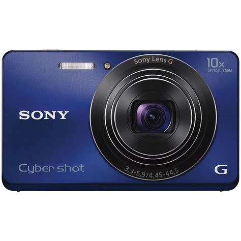 Sony Cyber Shot Dsc W690 Digital Camera Blue Dscw690l Bandh