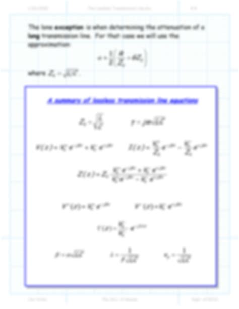 SOLUTION The Lossless Transmission Line Studypool